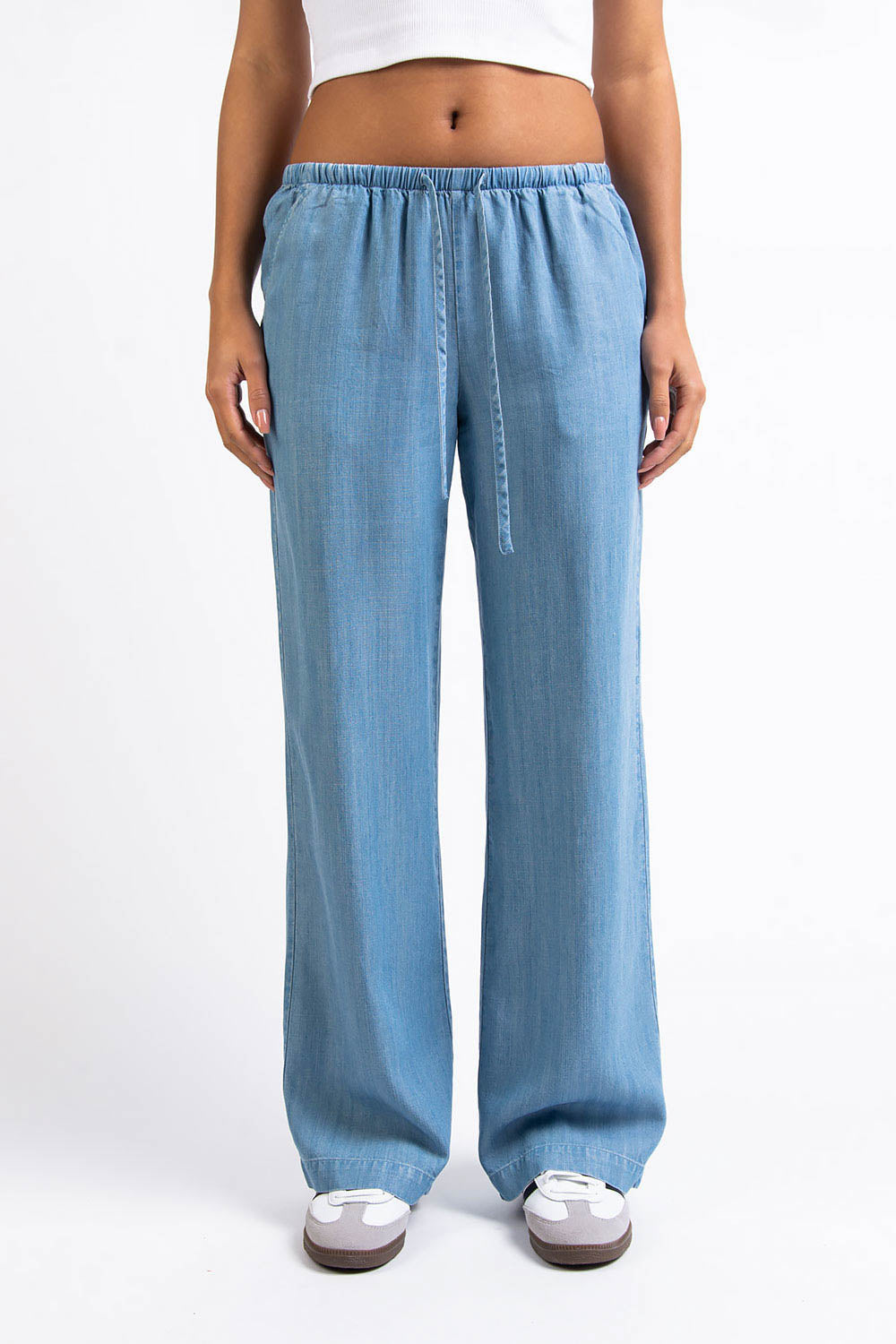 Mel 03Low Straight Lounge Pants - Bleach Blue