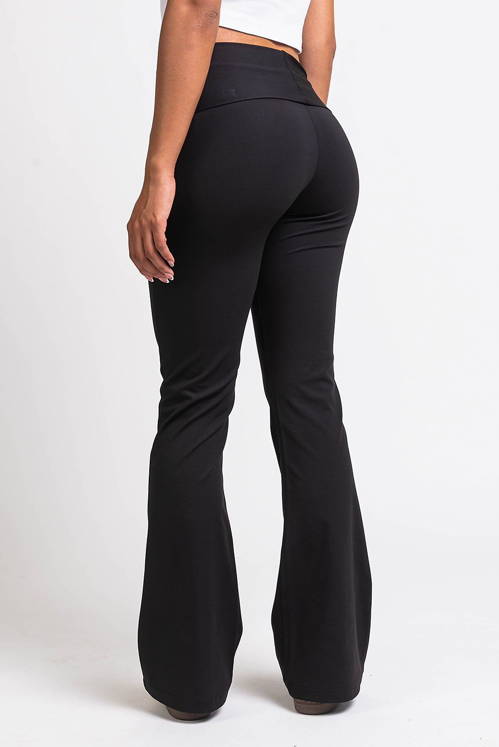 Geri 01High ActiveFlex Bootcut Leggings - Black