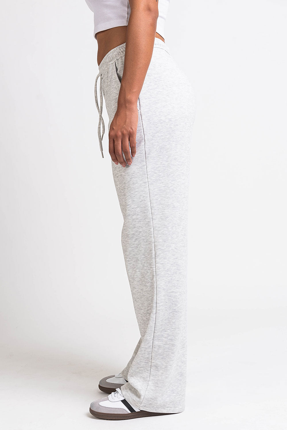 Eyla 01Mid Straight Lounge Pants - Light Grey