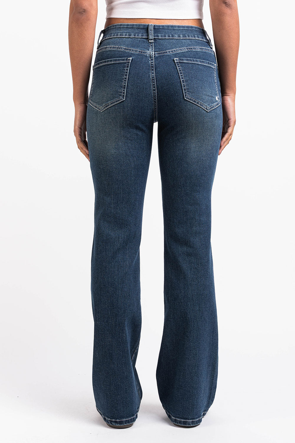 Taylor 05Mid Bootcut Jeans - Vintage Blue