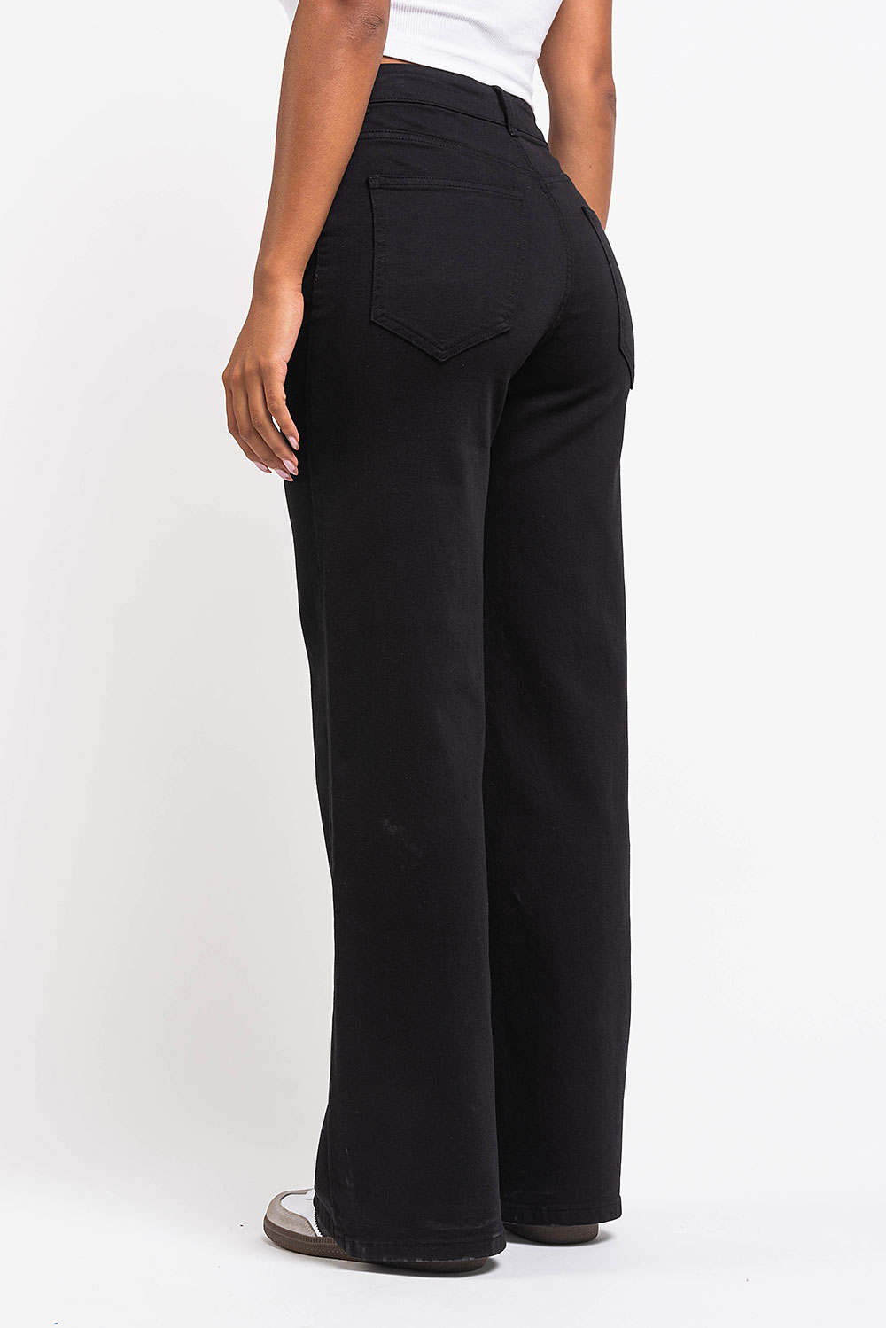 Disa 01High Straight Jeans - Black