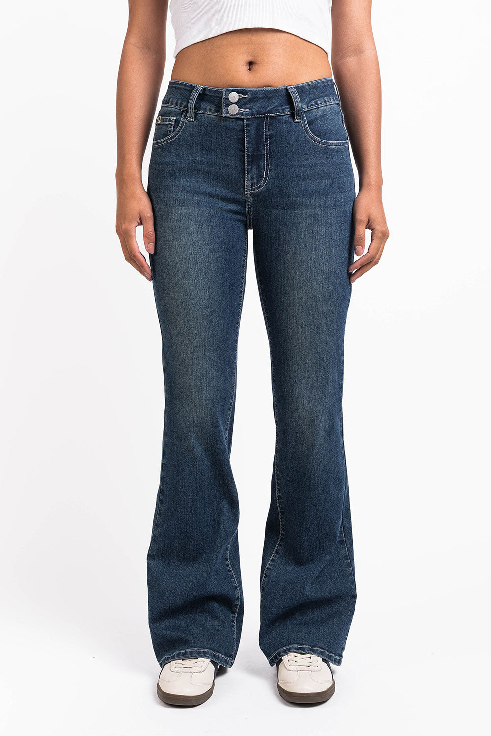 Taylor 05Mid Bootcut Jeans - Vintage Blue