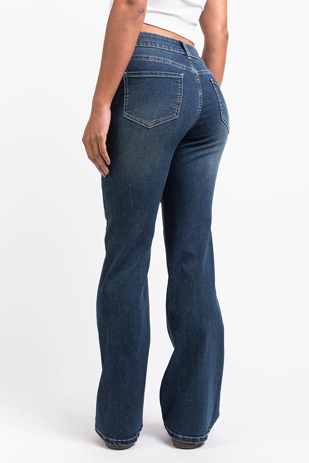 Taylor 05Mid Bootcut Jeans - Vintage Blue
