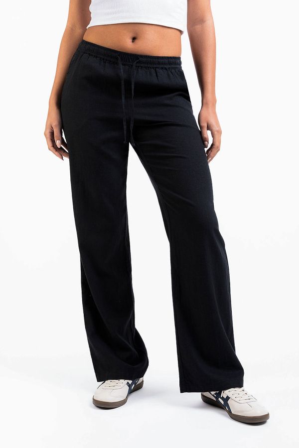 Mila 01Mid Straight Leinenhosen