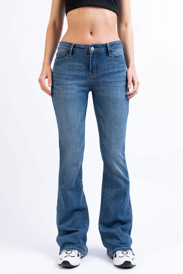 Jeans Mit Halbhoher Taille - Peyton Classic Blue